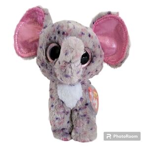 Beanie Boos Specks The Elephant 6 Inches Tall With Swing Tag